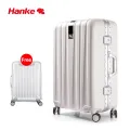 Brand Designer Suitcase Aluminum Alloy Frame Luggage Travel Trolley Case Hard PC Shell Rolling Spinner Wheels TSA Lock H9822