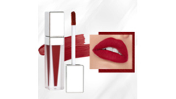 Silver Tube Liquid Lipstick Matte Makeup Manufacturers Custom Velvet Matte Liquid Lipstick Lip Makeup Manufacturers Cosmetics1