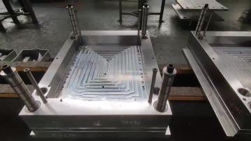 Large plastic mould base