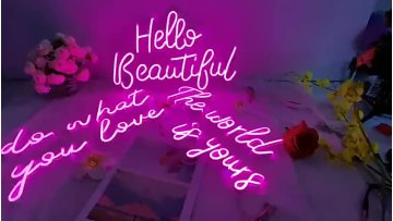 2022 Hot Outdoor Acrylic Happy Birthday Lets Party LED Neon Sign Light Holiday Party Show Wedding decoration1