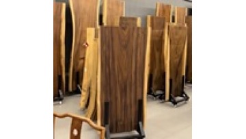 Unique Design Natural Shape Table Top Oak Solid Wood Live Edge Walnut Dining Table Wood Slab1