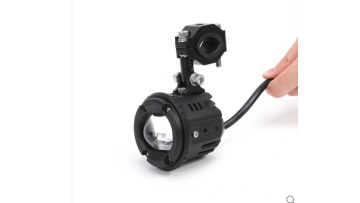 Motorcycle headlight turn signal
