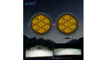 HJG Spotlight projector Lens white yellow Hi/Low beam Driving Spot Fog Lights auxiliary led headlights for motorcycle1