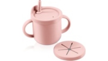 Customized Soft BPA Free Eco Friendly Snack Catcher Food Grade Toddler Baby Silicone Sippy Snack Cup With Lid1