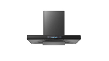 Modern Style  T Shape Kitchen Cooker Hood Wall Mounted Range Hood Paint Black Stainless Steel Filter With 3-Speed For Kitchen1