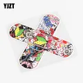 YJZT 11.7CM*11.7CM Interesting Bomb Bandaid JDM Decal PVC Car Sticker Accessories 13-0286