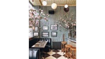 High quality  fashion commercial modern furniture cafe metal and wood restaurant dining kitchen wooden  table1