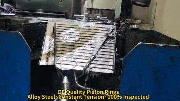OE Quality Piston Rings:Alloy Steel · Constant Tension · 100% Inspected