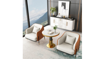 Nordic modern light luxury single leisure sofa chair sales office hotel reception reception negotiation reception table1