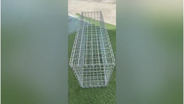 200x100x50 welded gabion box Zinc coated welded wire gabions Stone Cage Gabion Mattresses with spiral binders1