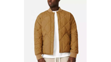 Custom High Quality Mens Blank Cotton-padded Bomber Jacket Winter Jackets for Men1