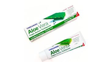 Aloe natural extract toothpaste