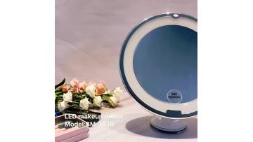 LED Mirror with Swivel Suction Cup