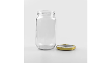 370ml glass jar with lid