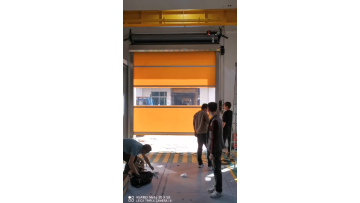 Soft curtain quick door