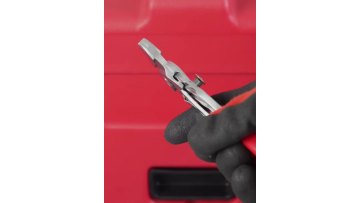 Red quick-adjustable water pump pliers