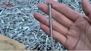 High-Strength Carbon Steel Wood Screw