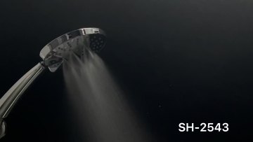 Economic 5 functions Chrome Handheld Shower Comfortable Water Spray Bath Shower Head1