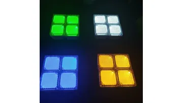 Outdoor Garden Solar Glass Brick Light Waterproof LED Square Solar Ice Floor Tile Buried Light Ice Cube Rocks Garden Light1