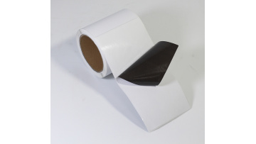 Black adhesive label sticker