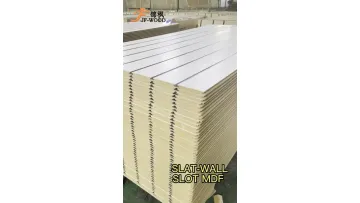 Wood Grain Color Slot MDF 7 Full Groove+2 Half Groove Slatwall Slatwall Aluminum Insert Profile1