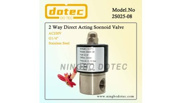 2S025-08 Stainless Steel Solenoid Valve