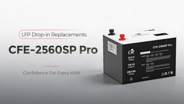 CFE-2560SP Pro 24V 100Ah LiFePO4 battery