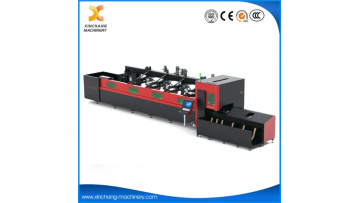 Two-Chuck CNC Fiber Laser Tube Pipe Cutting Machine