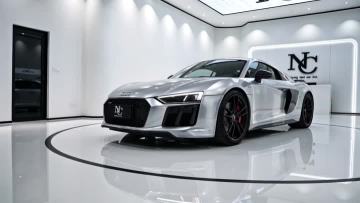PL123-P Glass Smoke Silver Car Wrap