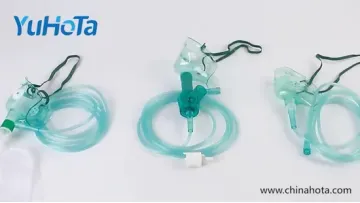 Breathing Single Use Medical Nebulizer PVC Transparent Oxygen Mask1