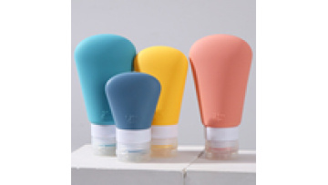 Travel Silicone Squeeze Bottle 37ml 60ml 89ml Sub-bottling Container Lotion Refilling Bottle Set Silicone Traveling Bottles1