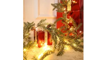 Magical Pine Needle Cone Fairy Lights for Festive Decor1