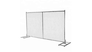 Chain link mesh fence