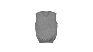Men's Knitted Essential V-neck Cotton Cashmere Vest