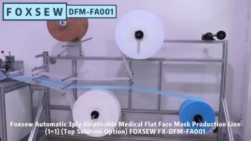 Fully Automatic 3ply Disposable Surgical Mask Making Machine