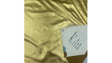 Knitted full page hot stamping fabric