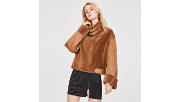 Thick Zipper Sherpa Jacket for Women