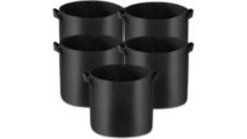 Plant Grow Bags Planters Aeration Fabric Pots with Handles Non woven Grow Pots for Garden 1/2/3/5/7/10/12/15/20/75/100/400Gallon1