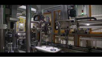 roll dip impregnation line for rotor