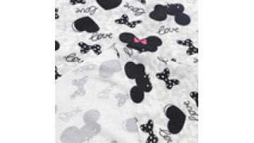 Unique love Design Soft Spandex Jersey Baby Animal Print Fabric for Garment1