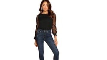 Elegant Shirt Mesh Sleeve Women's Shirt Hot Fashion Ladies Casual Long Sleeve Blouses & Tops for Women Customized Size Formal1