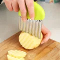 Potato Onion Wave Slicers Wrinkled French Fries Salad Corrugated Cutting Chopped Slices Knife Kitchen Accessories Gadgets