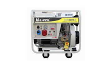 Hiearns DG6000E electric start 30Ah battery DC12V standby power 5.5KW open type diesel generator1