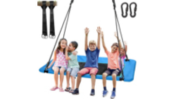 Rectangle Children Swing  Outdoor Hanging Swing1