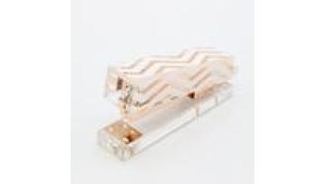 Custom Creative Acrylic Stapler with Wave Stripe Design1