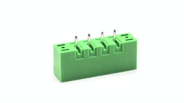 5.08mm Pitch Pluggable Terminal Blocks Straight Male with Lug Green 1*4P