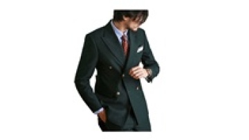 Fashion Design Men's Business Suit Double Breasted with Zipper Fly Pants Plus Size Breathable-for Turkey Coat1