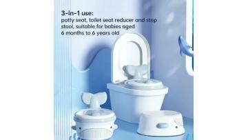 3-in-1 Training Potty – Whale (PP Seat)