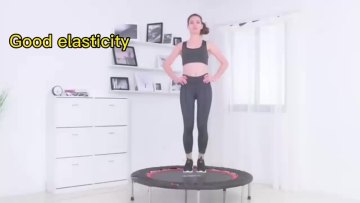 Wholesale 36 INCH Colorful Indoor Mini Trampoline for Kids  Home Gym Equipment Small Rebounder Trampoline with Enclosure1