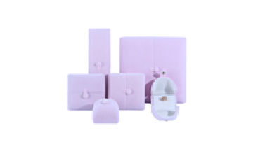 Hanhong custom logo luxury jewelry packaging box bracelet earrings gift box wholesale red velvet necklace ring jewelry box1